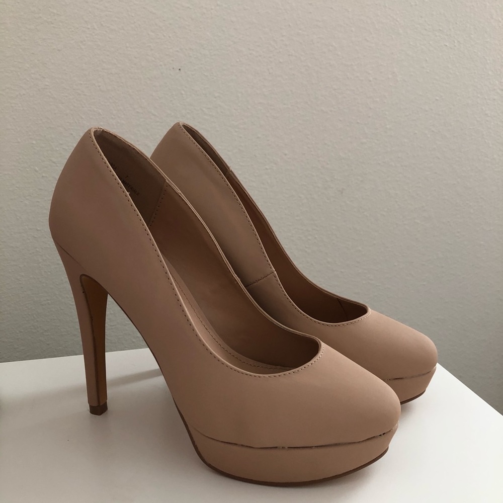 Platform Closed Toe High Heels